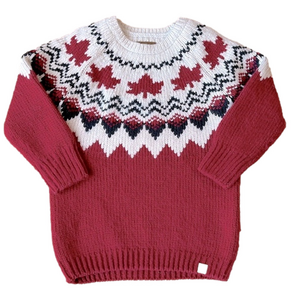 Canadiana Sweater Knit Toddler 4T